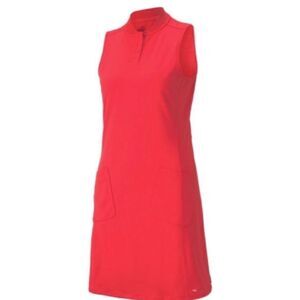Puma Red Polo Dress  with UV Protection